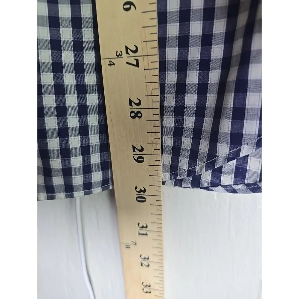 Banana Republic Dress Shirt Mens Medium Non Iron Slim Fit Office Work Formal
